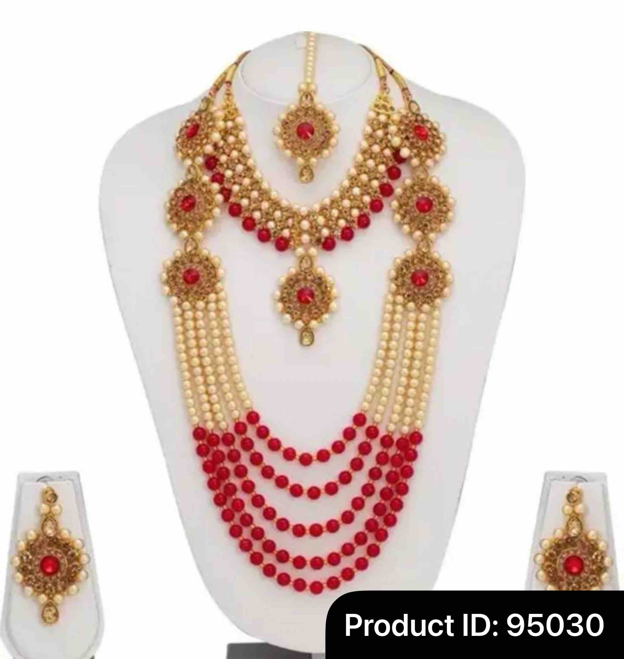 golden jewellery set