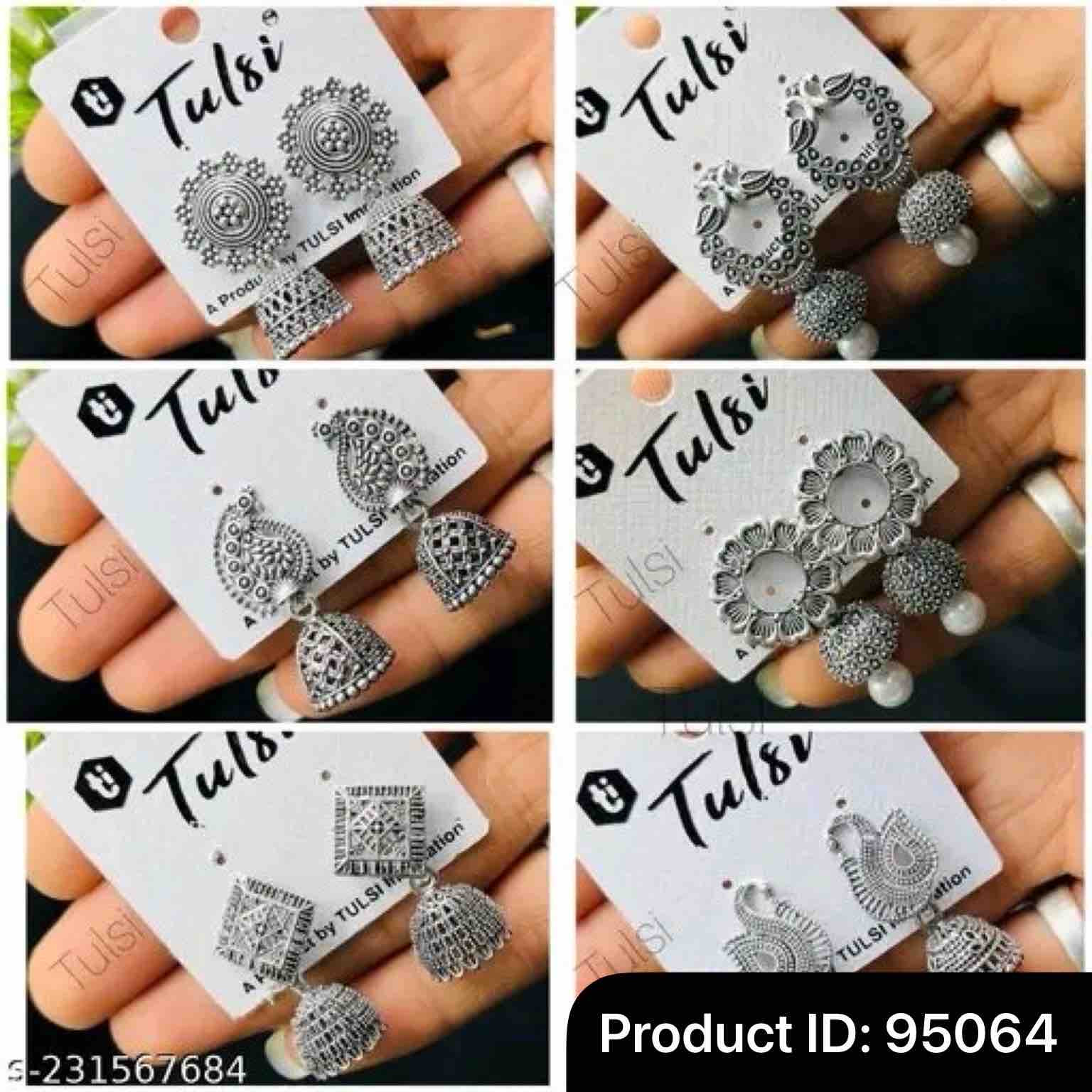 *Wonderful Earrings &amp; Studs* Base Metal: Alloy