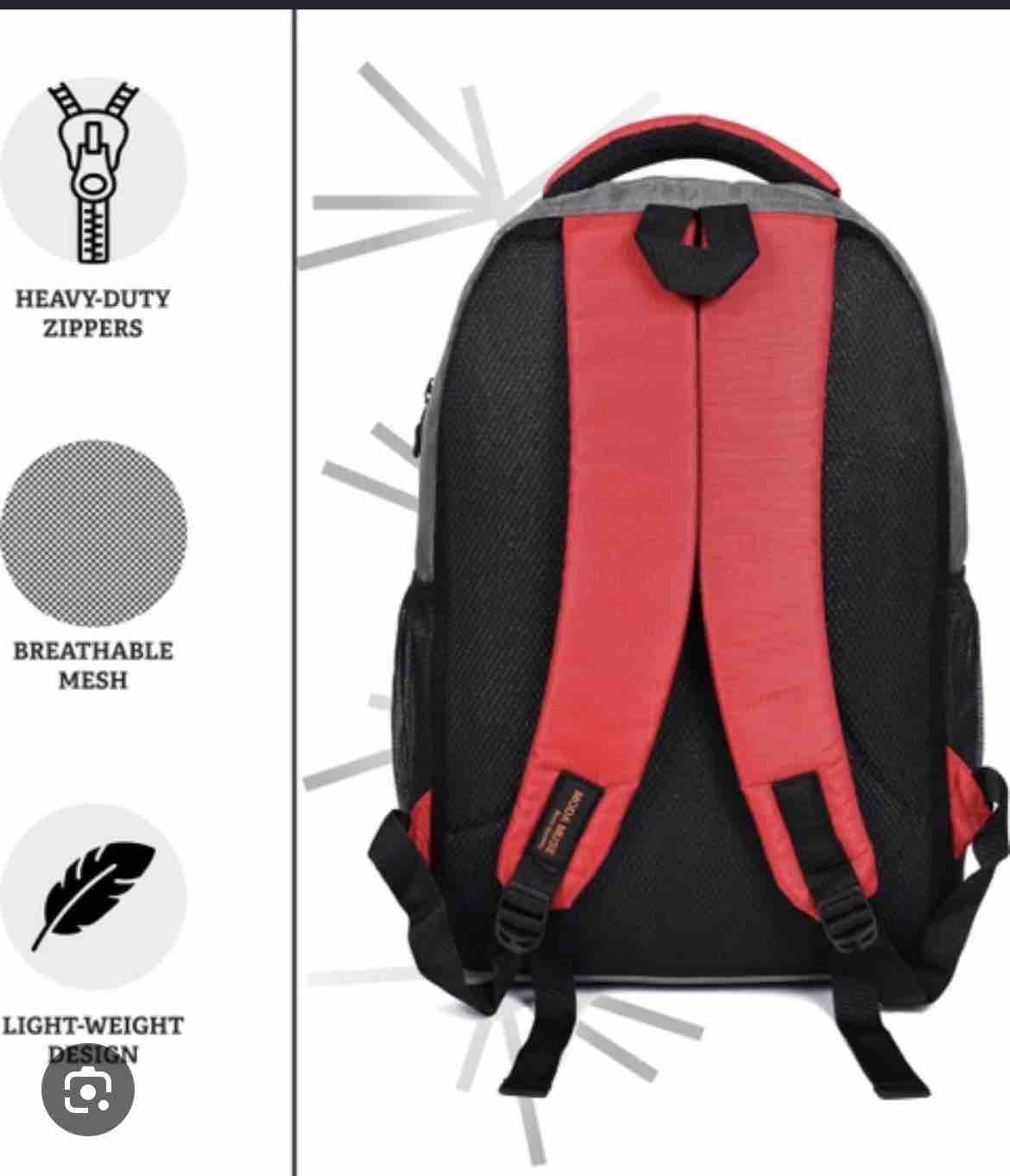 Polyester Casual Laptop Backpack, Travel Computer Bag Water Resistant